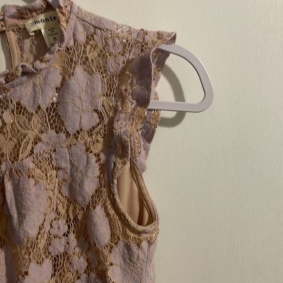 3/$15💛 🌷Pink Dressy Monteau Top 🌷 - Picture 5 of 8